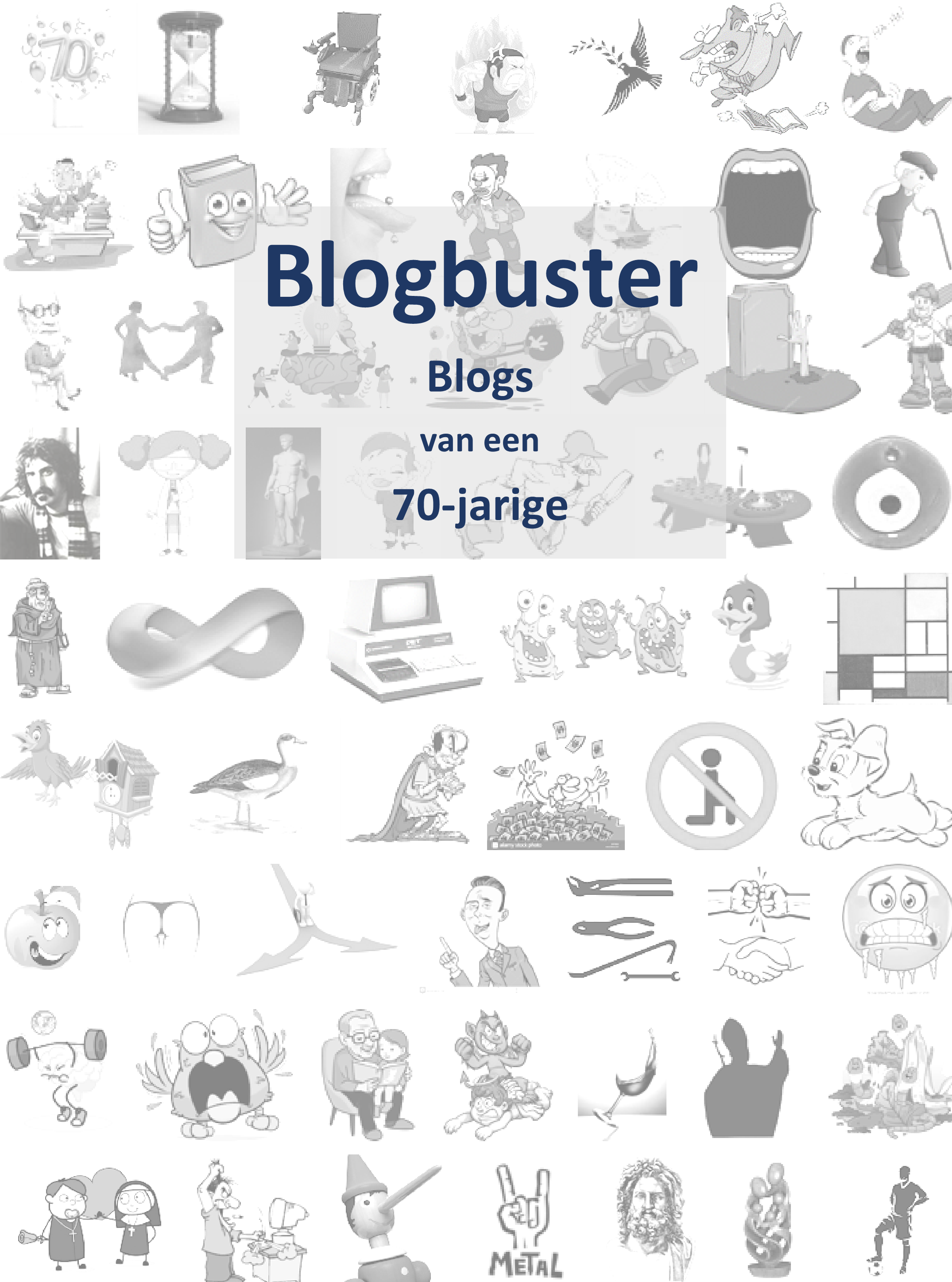 voorzijde boek blogs van een 70-jarige